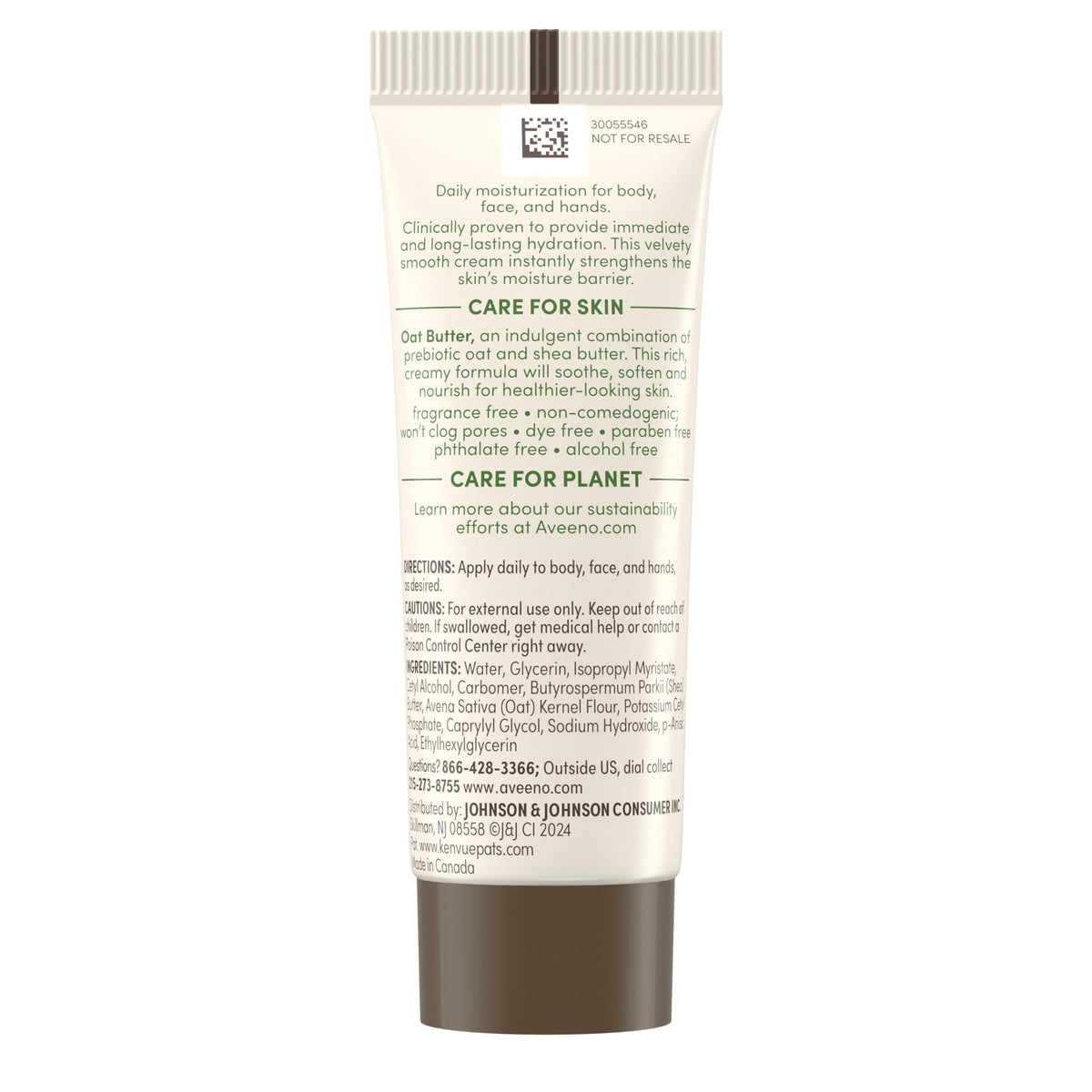 Aveeno Skin-Care Bundle for Sensitive Skin, Calm + Restore Triple Oat Hydrating Facial Serum, 1 fl. oz, & Travel Size Daily Moisturizing Cream + Prebiotic Oat, 0.5 oz, Fragrance Free, Two Items