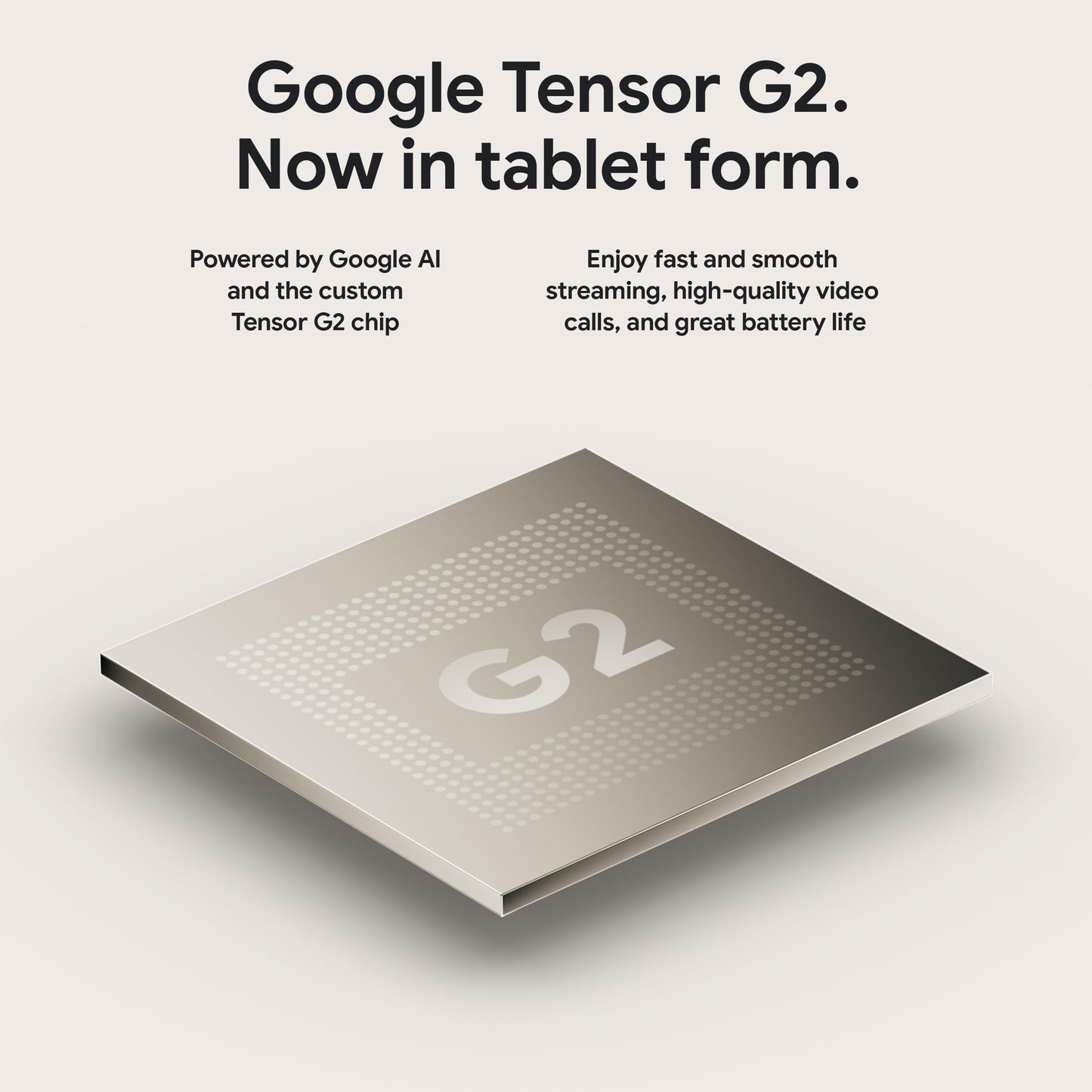 Google Pixel Tablet - Android Tablet with 11-Inch Screen and Extra-Long Battery Life - Hazel - 8 GB RAM - 128 GB