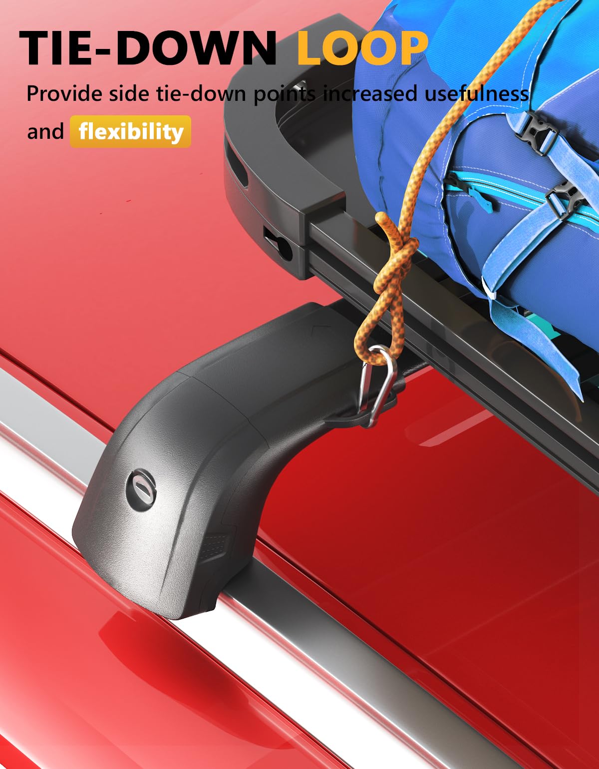 Tuyoung Roof Rack Cross Bars Compatible with Hyundai Palisade 2019-2025 SE SEL XRT Limited Calligraphy, 220lbs Lockable Heavy Duty Anti-Theft Aluminum Rails Crossbars Cargo Carrier Bag