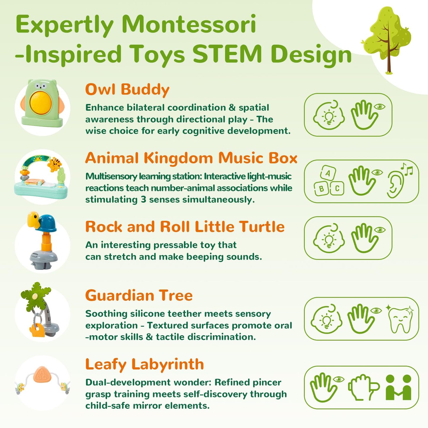 Time Followers® 6-in-1 Baby Activity Center | Jumpers and Bouncers | 4 Stage Grow Stationary Standing Toddler Play Table | Shower Gift | Infant Essential for Baby Ages 6-36Month (Beige)