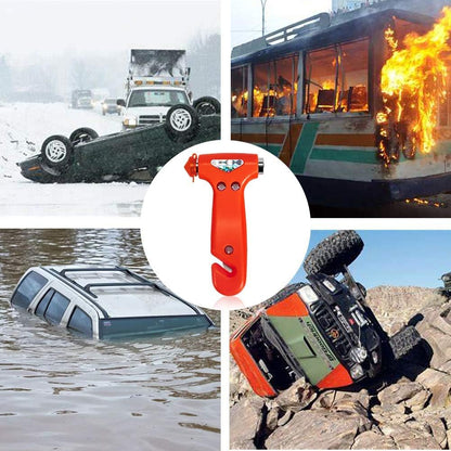 MOTORBUDDY Seatbelt Cutter and Window Breaker for Cars,Glass Breaker,Auto Escape Safety Hammer Tool Under Water,Emergency Car Safety Accessories,Truck，Vehicle