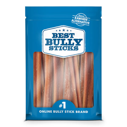Best Bully Sticks 4 Inch Bully Sticks - 8 oz (Pack of 1) - 100% Natural Grass-Fed, Grain and Rawhide Free, Ideal for Small or Young Canines