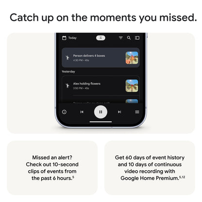 Google Nest Doorbell (Wired, 3rd Gen) - 2K Video and Gemini, Live View, Night Vision, 2-Way Audio - Works with Google Home - 2025 Model - Hazel