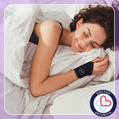 Doctor Developed Wrist Brace, Wrist Wraps for Carpal Tunnel Arthritis, Tendonitis, Hand Support, Ideal for Fitness, Weightlifting - Handbook Included (Wrist Brace 1 Pack)