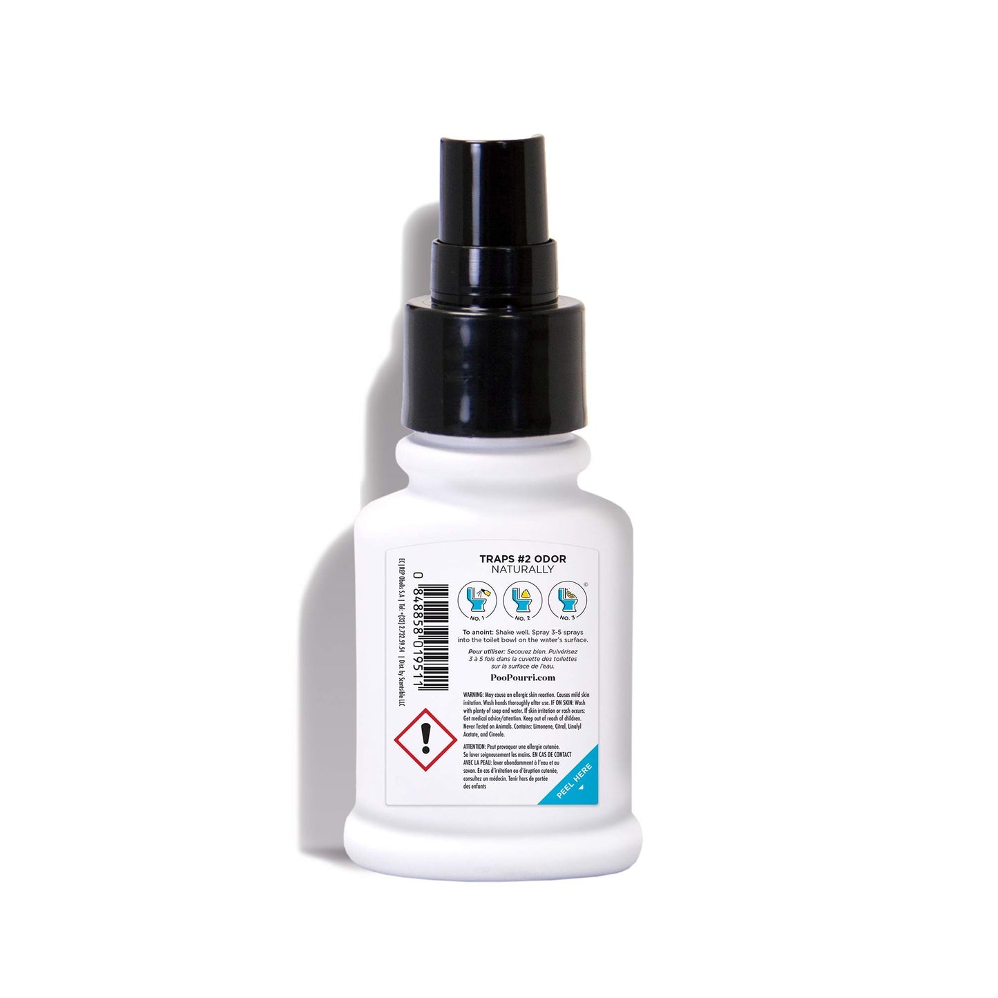 Poo-Pourri Before-You-Go Toilet Spray, Lavender Vanilla, 2 Fl Oz, Up to 100 Uses, Bathroom Odor Deodorizer with Essential Oils for Home or Work, Travel Essentials, TSA Approved Size