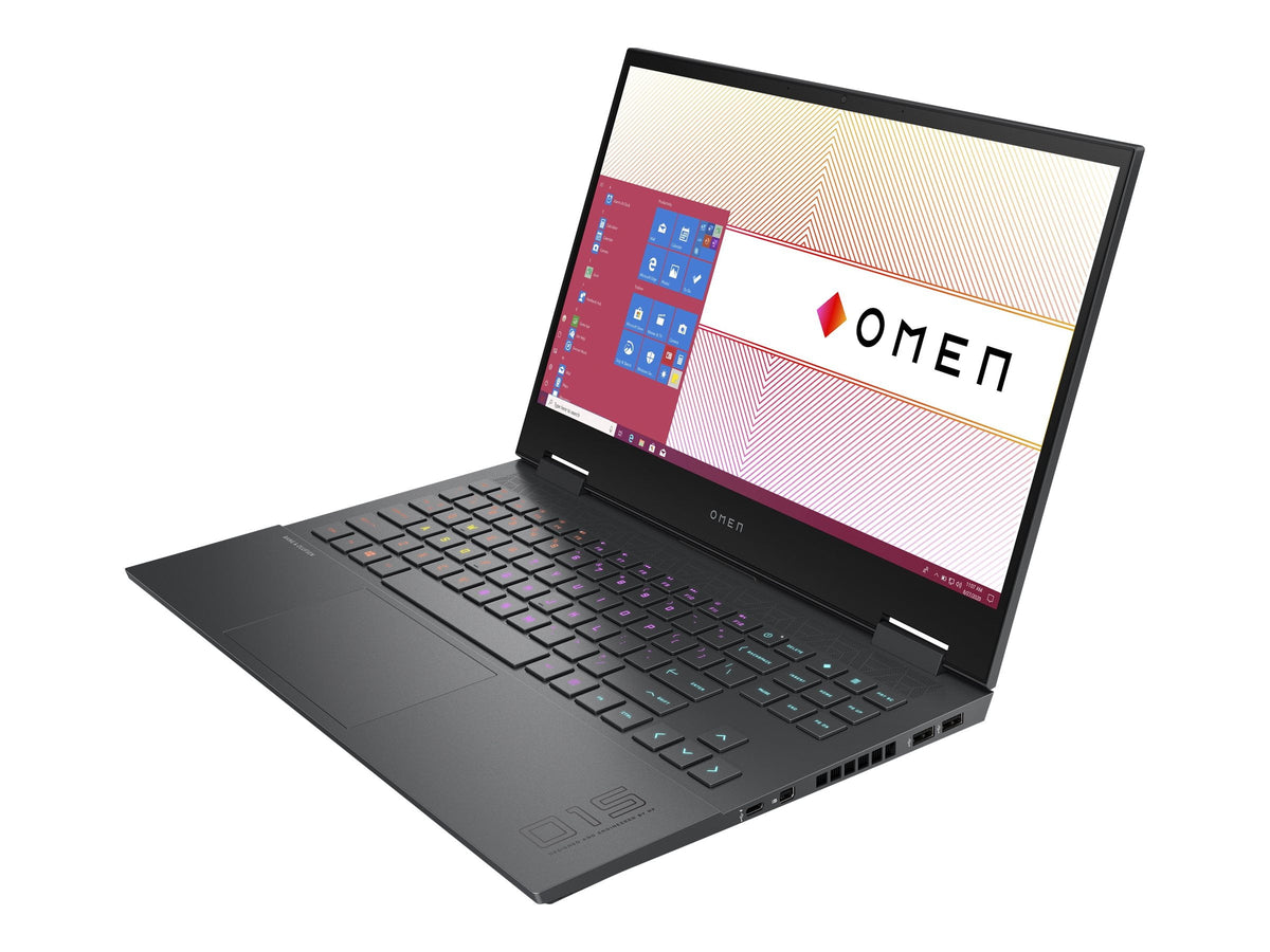 HP OMEN - 15.6" Gaming Laptop - AMD Ryzen 7 - 16GB Memory - NVIDIA GeForce RTX 3060 - 512GB SSD - Mica Silver