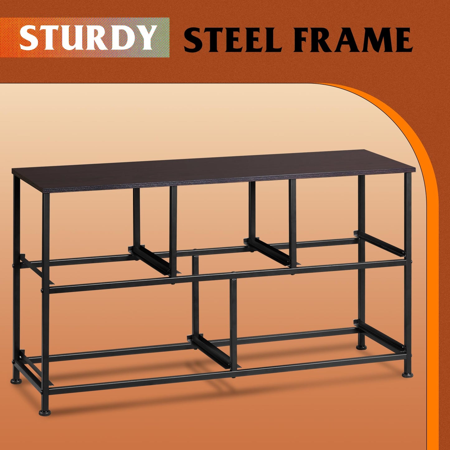 WLIVE Dresser for Bedroom with 5 Drawers, Wide Chest of Drawers, Fabric Dresser, Storage Organizer Unit with Fabric Bins for Closet, Living Room, Hallway, Dark Grey