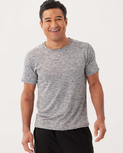 5 Pack Men’s Active Quick Dri Dry Fit Crew Neck T Shirts Athletic Running Gym Workout Short Sleeve Tee Tops Camisas para Hombres Summer