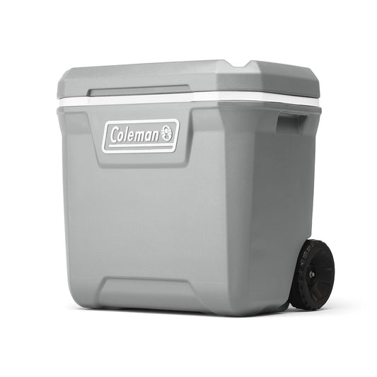 Coleman Classic Series Insulated Portable Wheeled Cooler, Leak-Resistant Outdoor Hard Cooler Keeps Ice up to 5 Days, 65-Quart