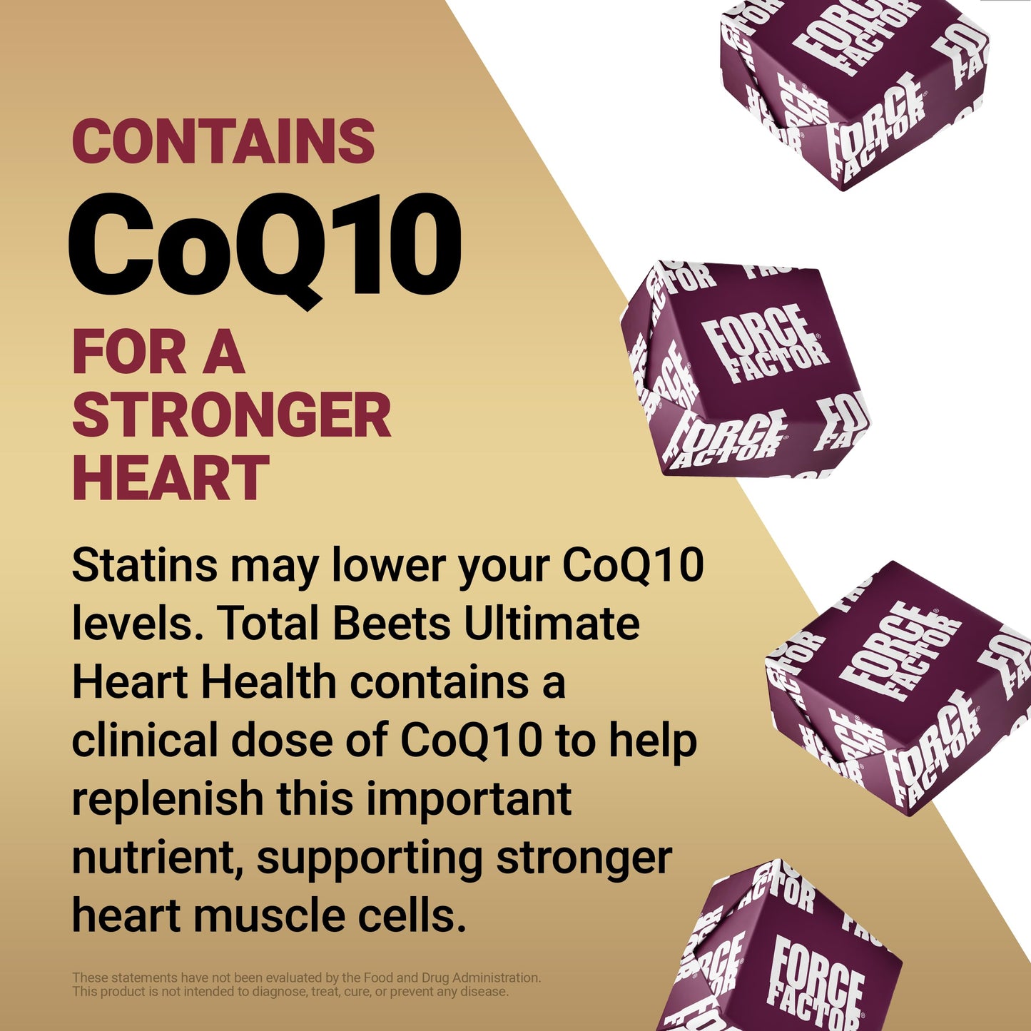 FORCE FACTOR Total Beets Ultimate Heart Health Chews for Blood Pressure Support, with Beetroot Powder, CoQ10, B Vitamins & Grapeseed Extract for Blood Flow & Energy, Pomegranate Berry, 60 Soft Chews