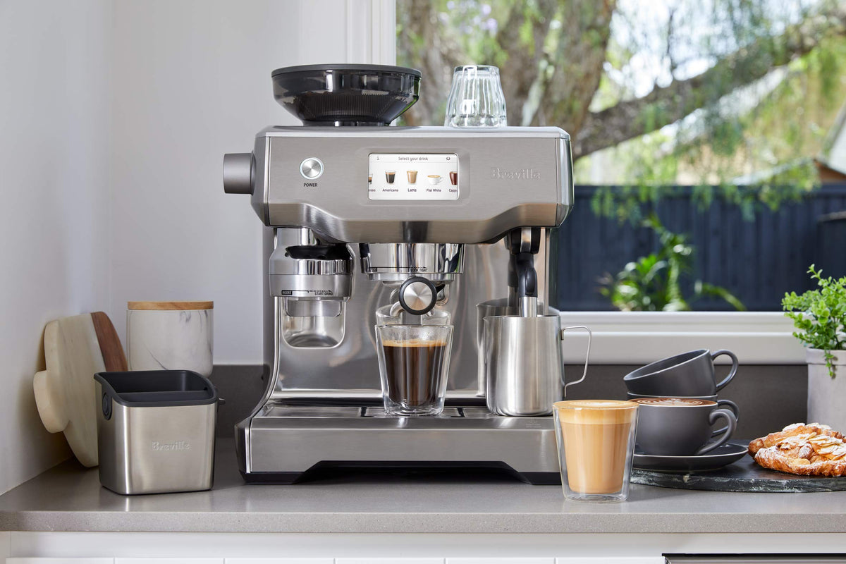 Breville Barista Touch Espresso Machine, One Size, Brushed Stainless Steel