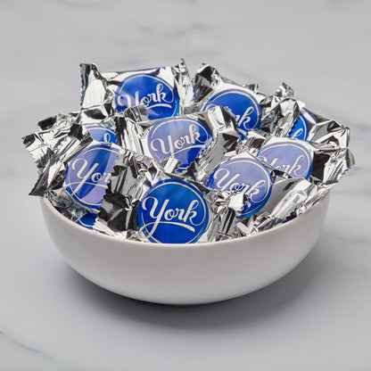 YORK Dark Chocolate Snack Size Peppermint Patties, Candy Pantry Pack, 15 oz (25 Pieces)