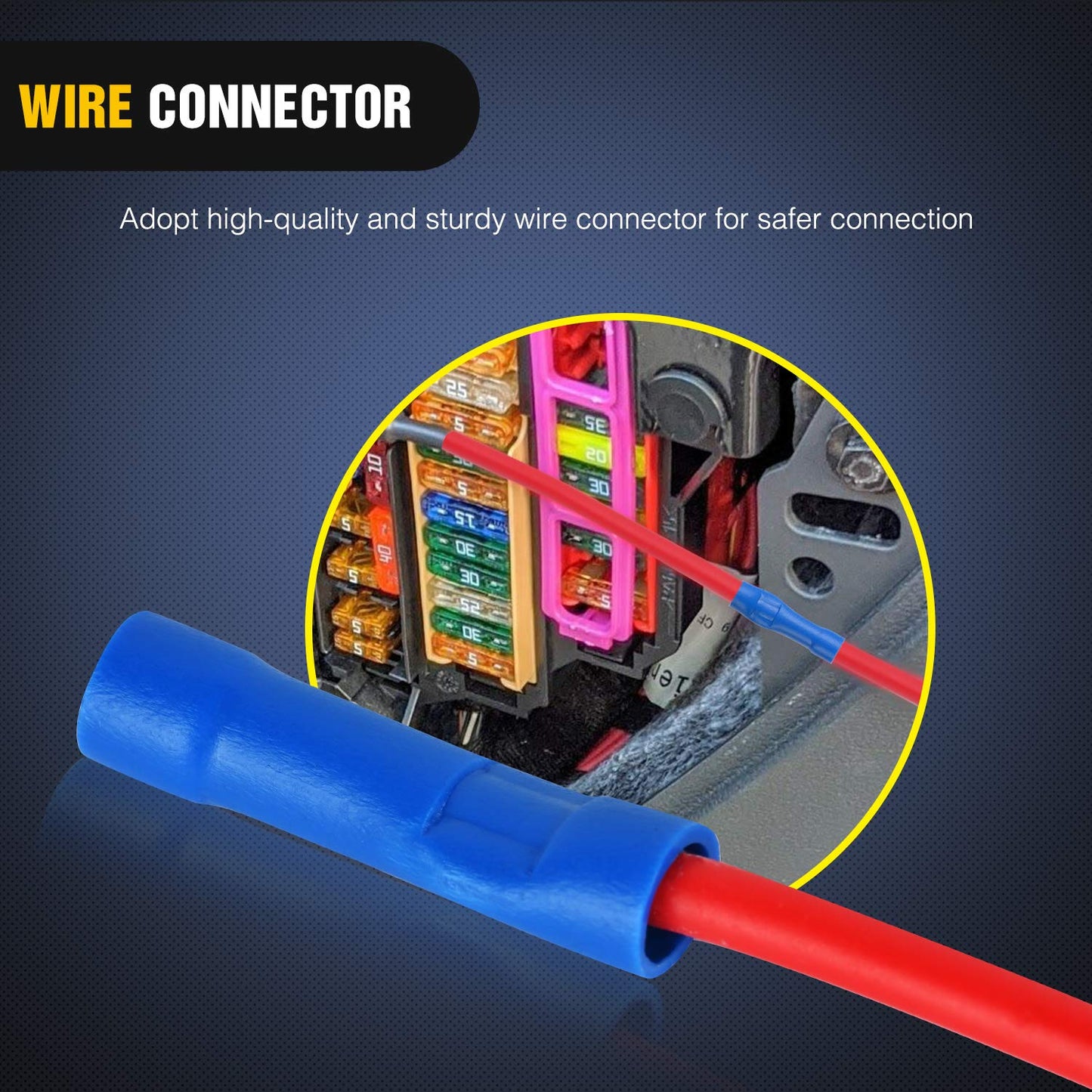 Nilight 12 Pack 12V Car Add-a-Circuit Fuse Tap Standard Mini Micro2 and Low Profile Taps 4 Types ATO ATC ATM APM Holder for Cars Trucks Boats