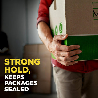 Scotch Sure Start Packing Tape, Clear, Quiet Unwind and Easy Start, 1.88 in. x 22.2 yd., 6 Tape Rolls with Dispensers