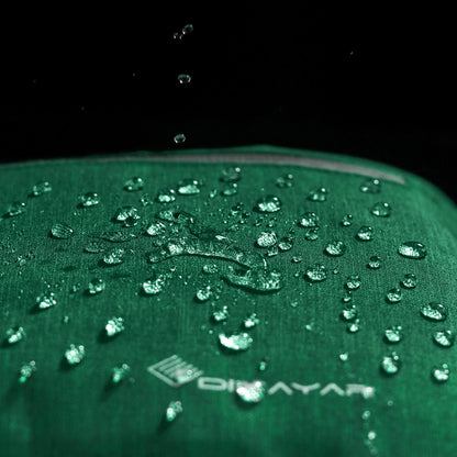 Dimayar 65L Travel Duffle Bag for Men Women - Foldable Duffel Bag with Shoes Compartment - Overnight Bags Waterproof & Tear Resistant(Forest Green)