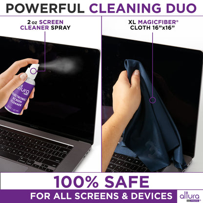 Keyboard Cleaner & Laptop Cleaning Kit - All-In-One Electronic Screen Cleaner for Computer, PC, MacBook, iPhone, Camera Accessories - Gifts for Gamers Men, Stocking Stuffers for College Tech Guy Geeks
