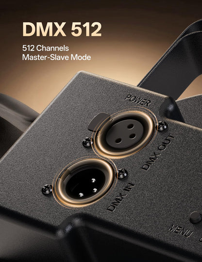 JAJALUYA LED Par Lights 36 LED Stage Lights 7 Modes RGB DJ Lights with Sound Activated Remote and DMX Control DJ Uplighting for Birthday Party Events Wedding Christmas Stage Lighting (8 Packs)