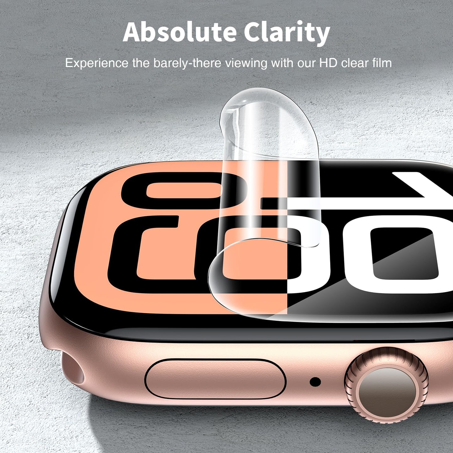 LK 6 Pack for Apple Watch Series 11/ Series 10 Screen Protector 42mm - Anti-Scratch, Self-Healing Soft TPU Screen Protector for Apple Watch 42mm, Bubble Free, HD Transparent, Touch Sensitive