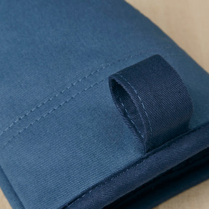 KitchenAid Beacon Two-Tone Non-Slip Mini Oven Mitt Set, Navy/Ink, 5.5"x8", 2 Piece