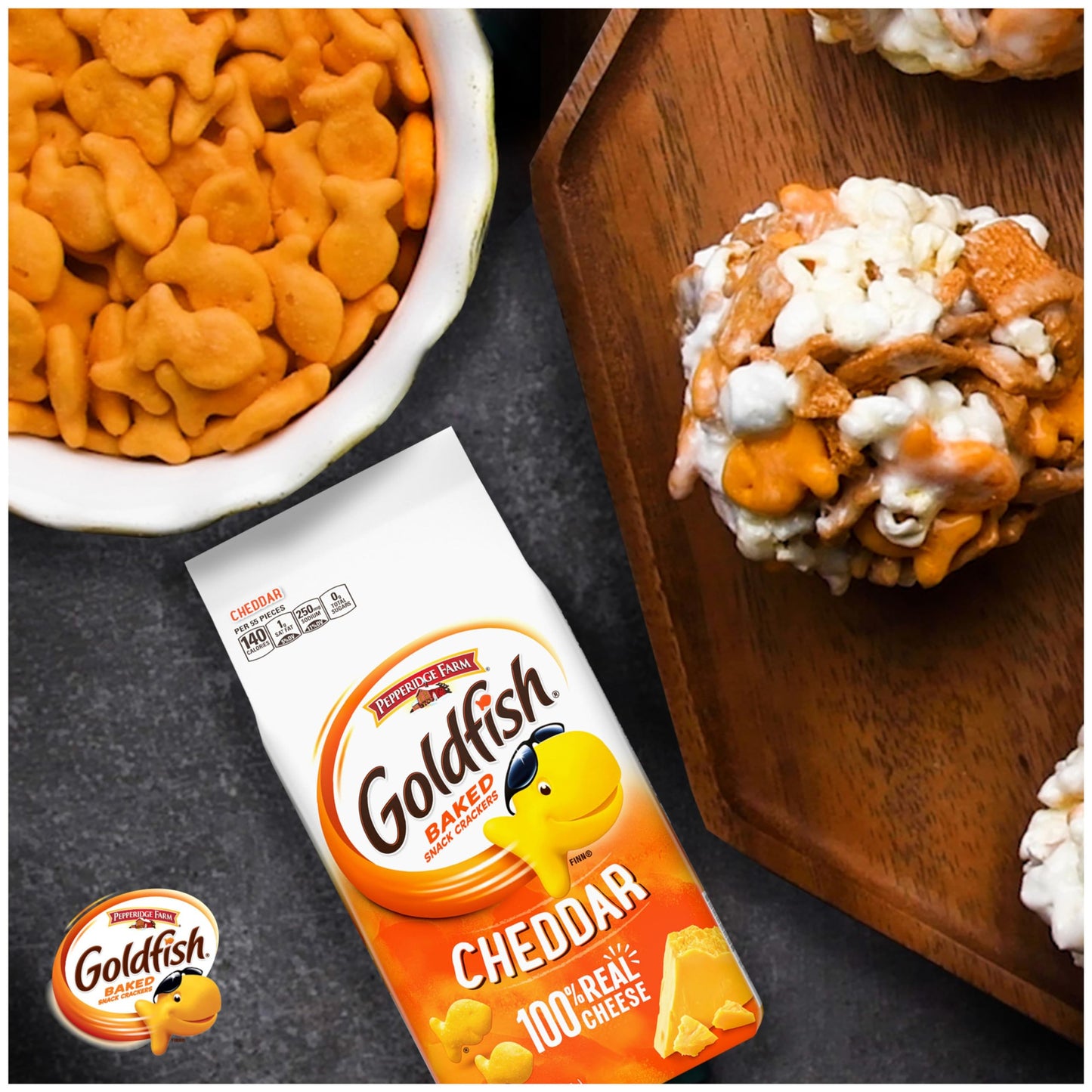 Goldfish Cheddar Crackers, 6.6 Oz Bag