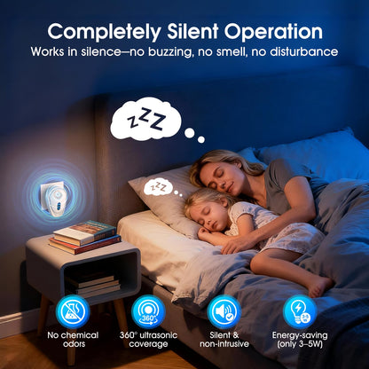 2026 Fooxem Upgraded Ultrasonic Pest Repellent 6 Packs, Mouse Traps Repellent Plug in, 3 Modes, Pest Control, for Mouse, Rodent, Roach, Bugs, Mice, Spider, Ant, Mosquito, Indoor Repeller for Home