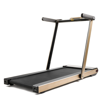 Sunny Health & Fitness Asuna Space Saving Treadmill, Motorized with Speakers for AUX Audio Connection - 8730G