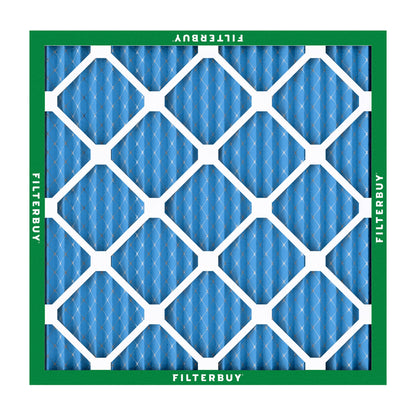 Filterbuy 20x20x1 Air Filter MERV 13 Optimal Defense (4-Pack), Pleated HVAC AC Furnace Air Filters Replacement (Actual Size: 19.50 x 19.50 x 0.75 Inches)