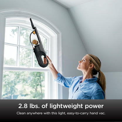 Shark UltraCyclone Pet Pro Plus Cordless Hand Vacuum, Powerful Suction, Handheld Vacuum for Car & Home, Pet Power Brush, Crevice Tool, Scrubbing Brush, XL Dust Cup, Black, CH951