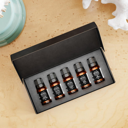 AirScent Hotel Diffuser Oil Gift Set - Seaside Hotel Scents - 10 mL, 0.34 fl oz Fragrance Oil for Aromatherapy Diffusers - Inspired by Marriott Beach Villas, My Way, Acqualina, Melia and Ritz Carlton