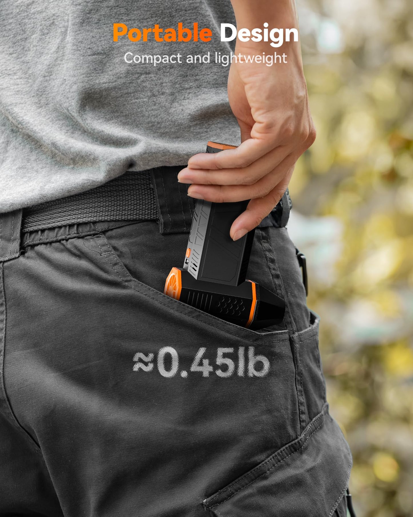 WOLFBOX MF50 Electric Air Duster-110000RPM Super Power Cordless Air Duster, 3-Gear Adjustable Mini Blower with Fast Charging, Dust Blower for Computer, Keyboard, House, Outdoor and Car