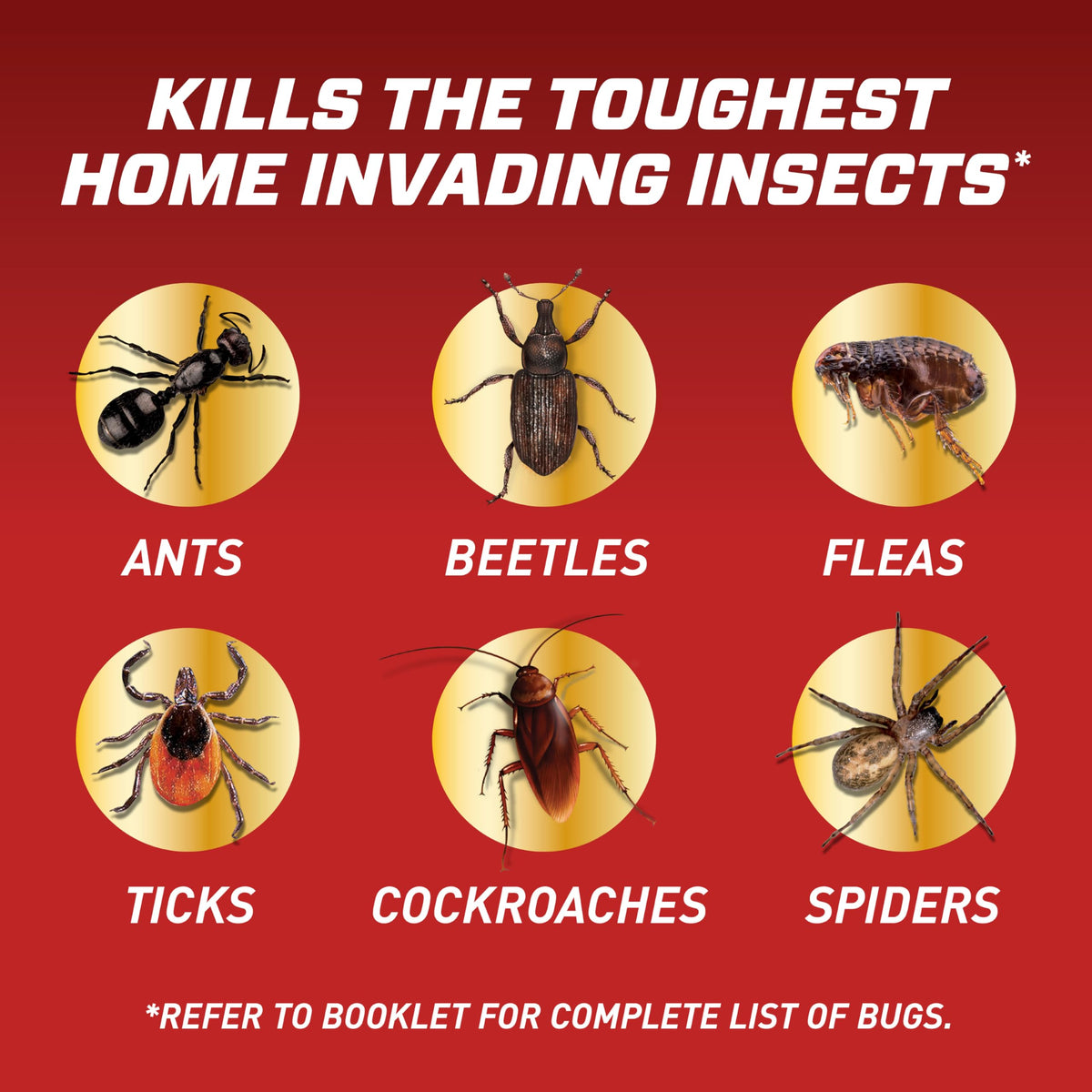 Ortho Home Defense Insect Killer for Indoor & Perimeter2 with Comfort Wand, Controls Ants, Roaches, and Spiders, 1.1 gal