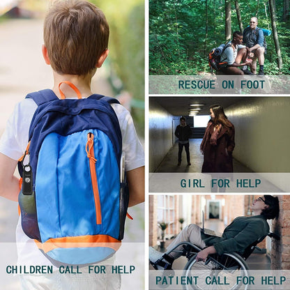 Thopeb® Personal Safety Alarm for Women – 130dB Loud Emergency Siren & SOS Strobe LED Light – Self Defense Keychain, College Dorm Room Essentials for Girls (Charcoal)