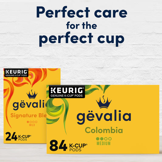 Gevalia Colombia K-Cup Coffee Pods, for a Keto and Low Carb Lifestyle, 84 ct Box