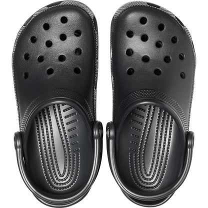Crocs Unisex-Adult Classic Clogs (Best Sellers), Black, 9 Women/7 Men