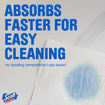Scott Paper Towels, Choose-A-Sheet, 6 Double Rolls = 12 Regular (108 Sheets Per Roll)