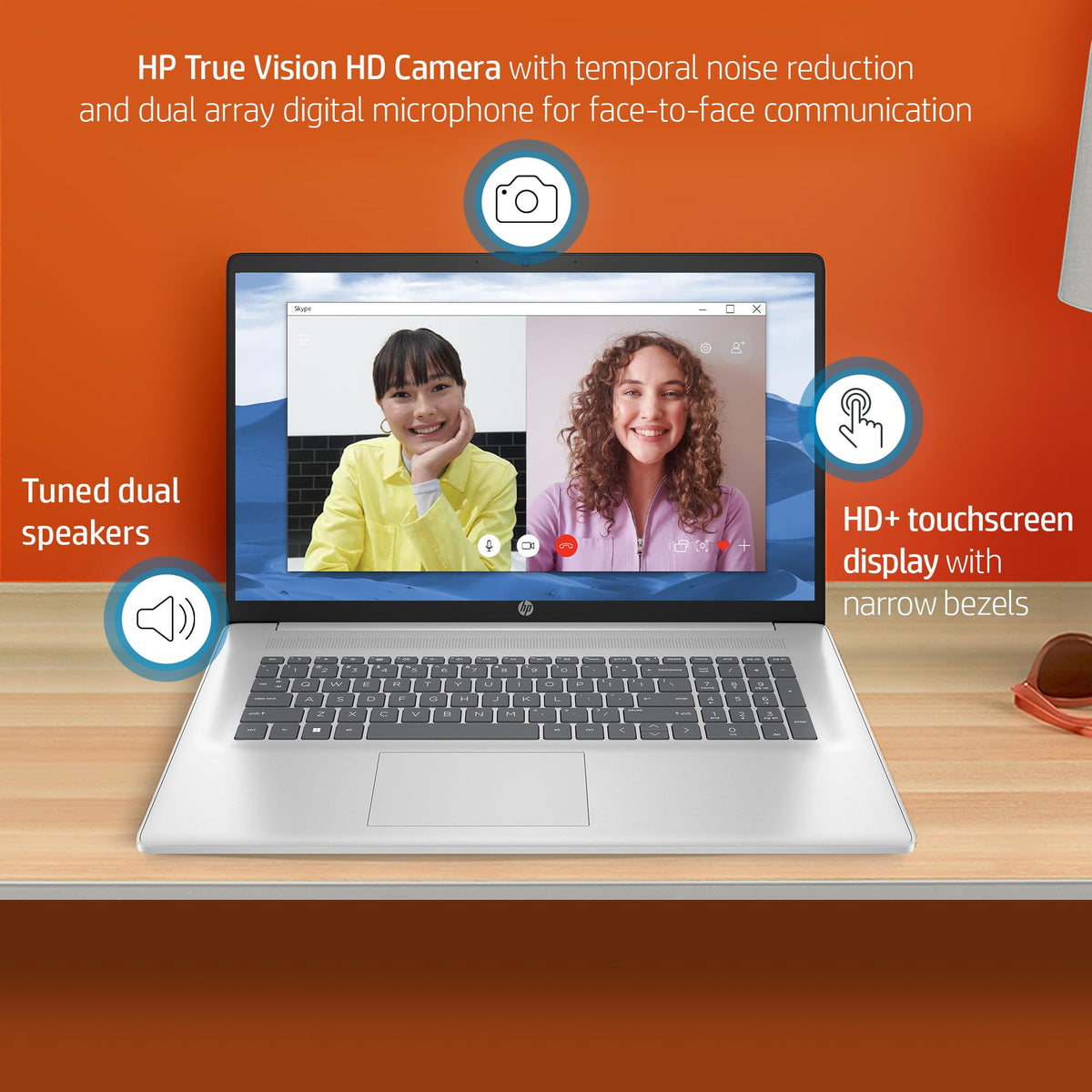HP Business Touchscreen Laptop 17 inch, Intel 10-Core i7-1355U(up to 5.0 GHz), 64 GB RAM, 2 TB SSD, Intel Iris Xe GPU, Wi-Fi 6, Fingerprint, MS Office Pro Lifetime License, Windows 11 Pro, w/Mouse