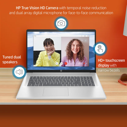 HP Business Touchscreen Laptop 17 inch, Intel 10-Core i7-1355U(up to 5.0 GHz), 64 GB RAM, 2 TB SSD, Intel Iris Xe GPU, Wi-Fi 6, Fingerprint, MS Office Pro Lifetime License, Windows 11 Pro, w/Mouse