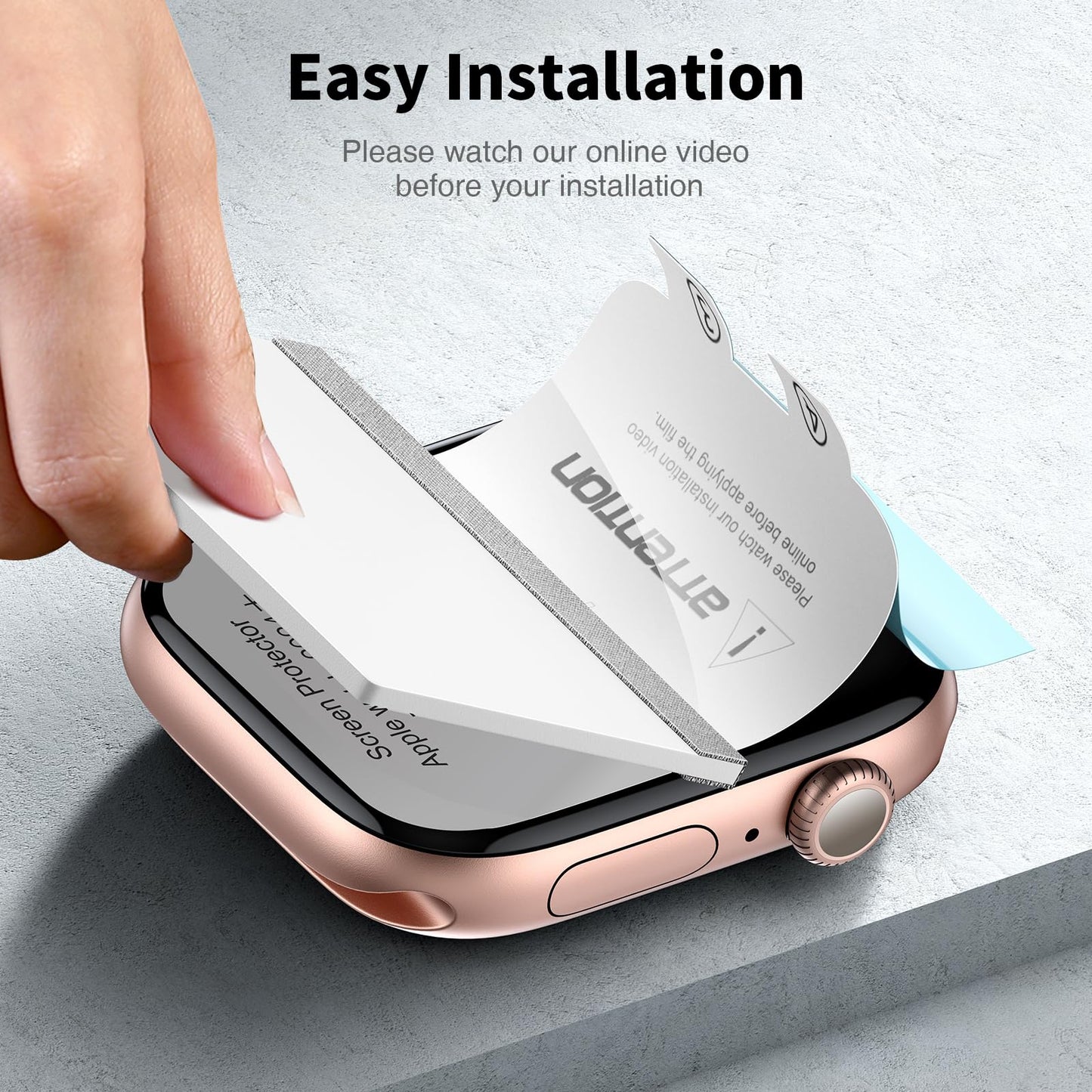 LK 6 Pack for Apple Watch Series 11/ Series 10 Screen Protector 42mm - Anti-Scratch, Self-Healing Soft TPU Screen Protector for Apple Watch 42mm, Bubble Free, HD Transparent, Touch Sensitive