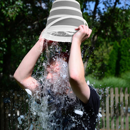 2-Pack Collapsible Buckets - 2.6 Gallon (10L) Large Capacity, Essential for RV, Garden Cleaning, Car Washing, Camping, Fishing, Multi-Purpose Durable Portable Buckets, Easy Storage, Use Anywhere