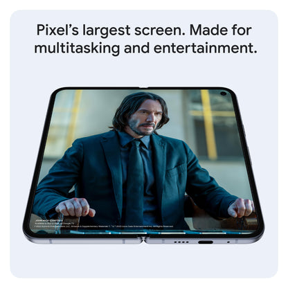 Google Pixel 10 Pro Fold - Unlocked Android Smartphone - Gemini AI Assistant - Advanced Triple Rear Camera System - 24+ Hour Battery - Foldable Display - Moonstone - 256 GB (2025 Model)
