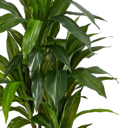 Nearly Natural 48" Dracaena Silk Plant (Real Touch) Green