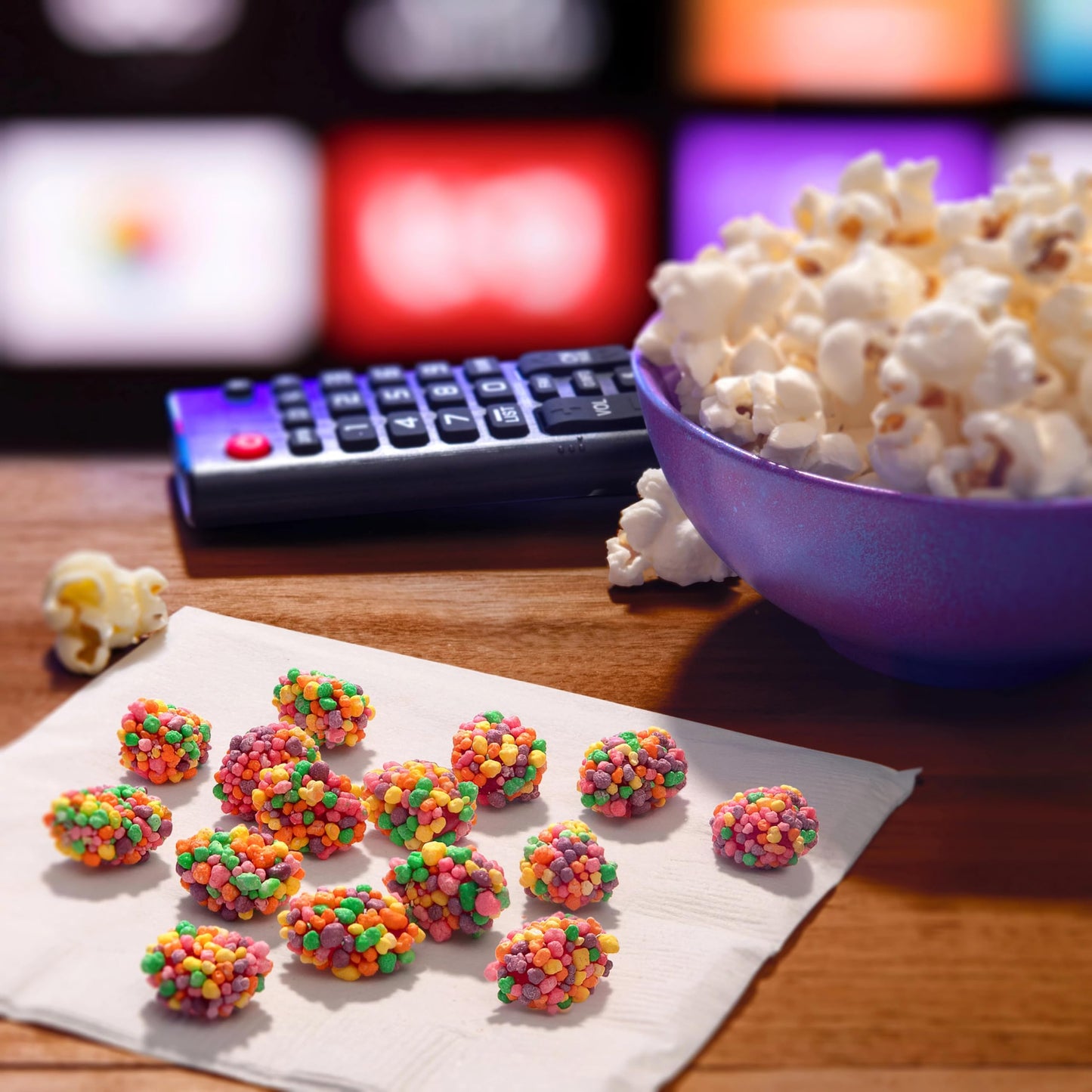 Nerds Gummy Clusters Candy, Rainbow, 3 Ounce Pouches (Pack of 12)