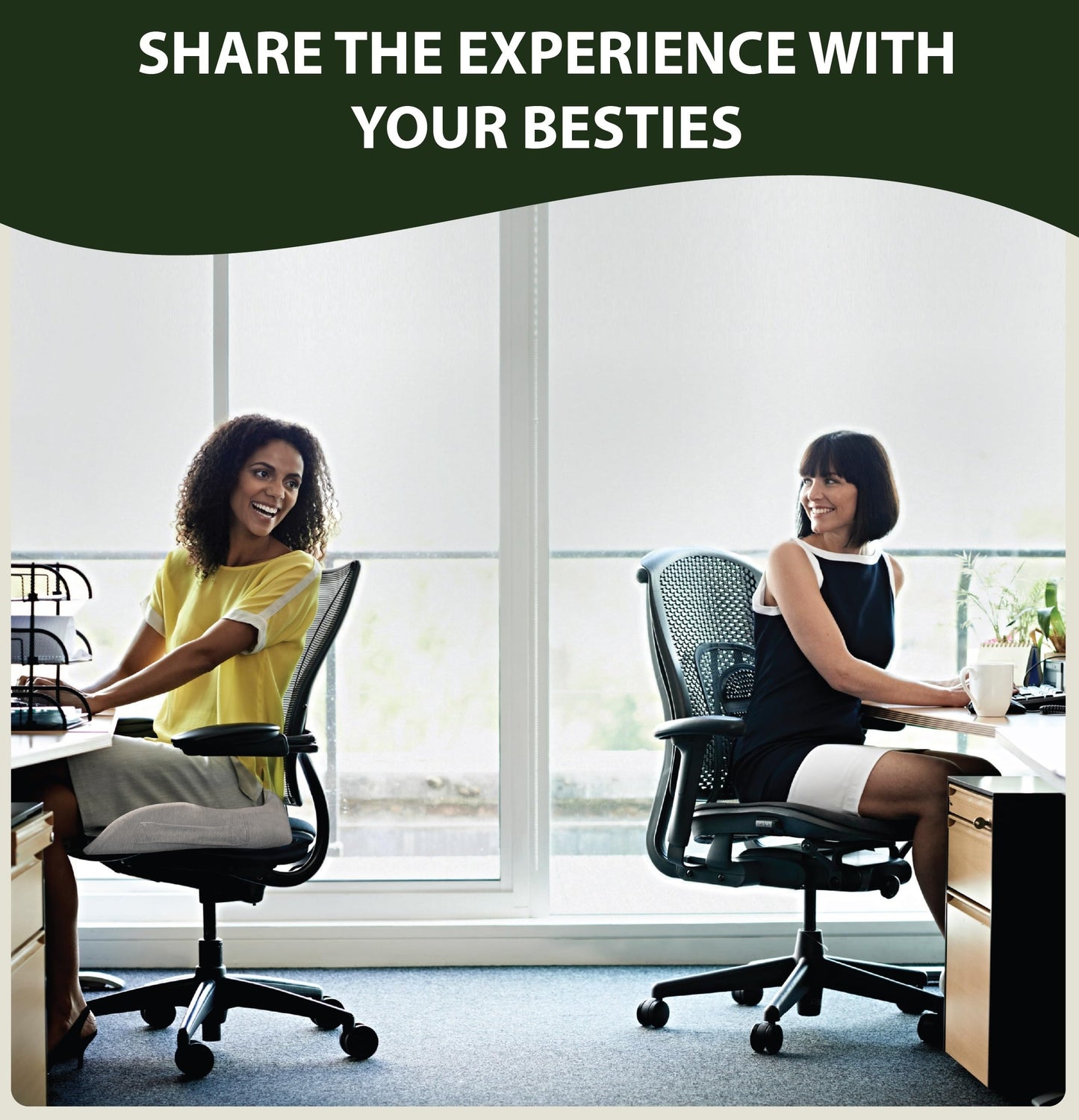 X Large Seat Cushions for Office Chairs– Pressure Relief Seat Cushion for Tailbone Pain, Back Pain, Coccyx & Sciatica Pain Relief Pillow – Office Chair Cushion with Extra Cover(Gray)