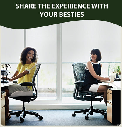 X Large Seat Cushions for Office Chairs– Pressure Relief Seat Cushion for Tailbone Pain, Back Pain, Coccyx & Sciatica Pain Relief Pillow – Office Chair Cushion with Extra Cover(Gray)