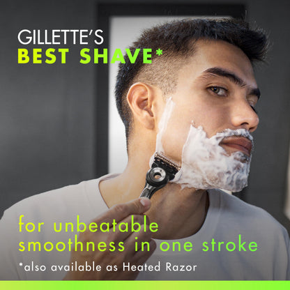 GilletteLabs with Exfoliating Bar by Gillette Razor for Men - 1 Handle, 4 Razor Blade Refills, Holiday Gifts for Men, Includes Premium Magnetic Stand