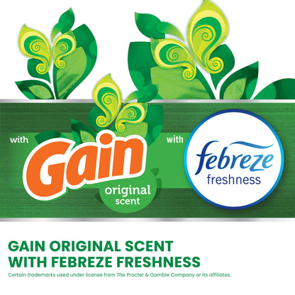 Glad ForceFlex Tall Kitchen Trash Bags, 13 Gal, Gain Original with Febreze, 110 Ct (Pack May Vary)