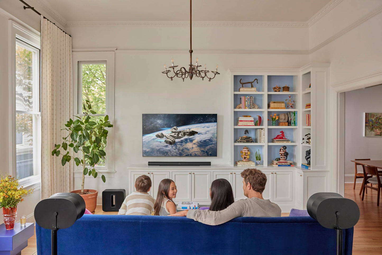 Sonos Arc Ultra Soundbar with Dolby Atmos and Voice Control - 9.1.4 Surround Sound for TV and Music - Black