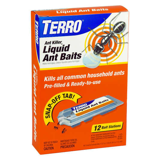 TERRO T300B Indoor Liquid Ant Killer , 12 Bait Stations
