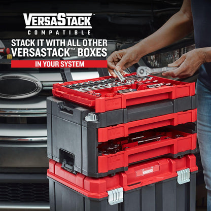 Craftsman VERSASTACK Mechanics Tool Set, 1/4 in, 3/8 in, and 1/2 in Drive, 230 Piece (CMMT45306)