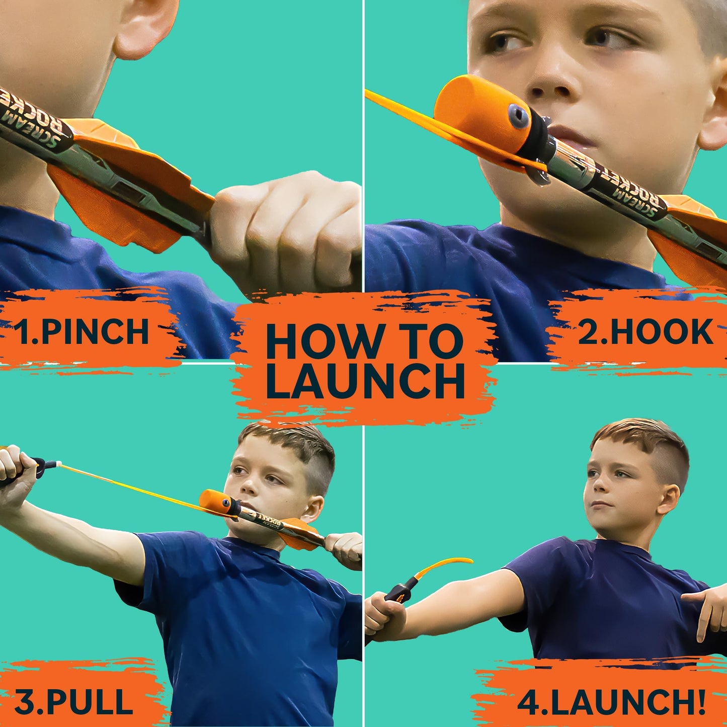 Toy Rocket Launcher for Kids: Outdoor Toys Slingshot Rocket Launchers - Best Gifts for Boys & Girls All Ages - Fun Stocking Stuffers for Kids & Teen Boy Gifts for 8 9 10 11 12+ Year Old Boys Gift Idea